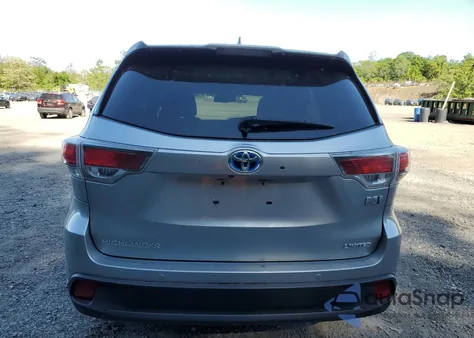 2015 Toyota Highlander Hybrid Limited from USA, damaged, VIN 5TDDCRFH2FS008097